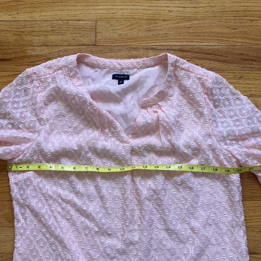 Talbots Textured Blouse - Picture 7 of 8